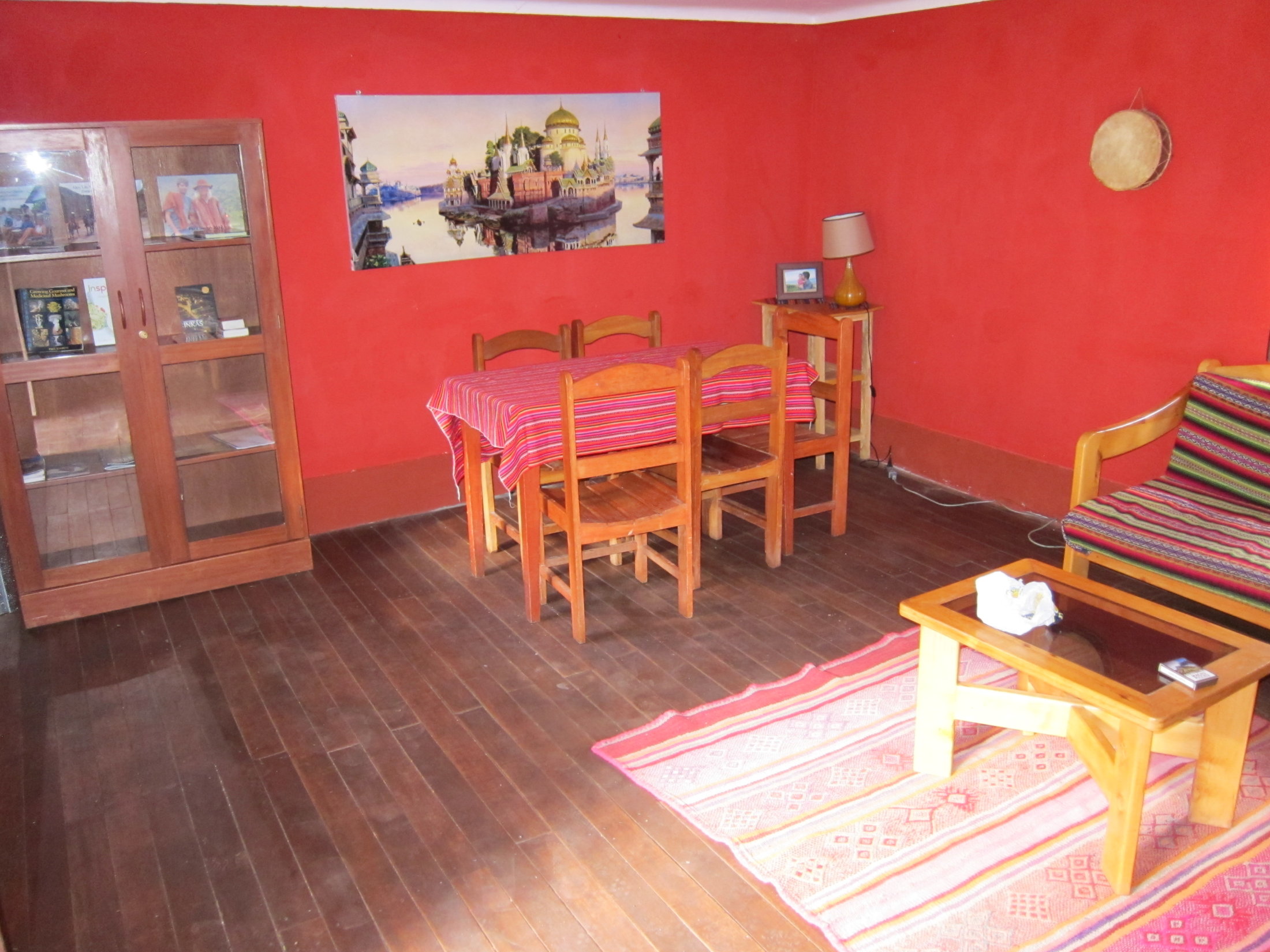 Living room of our Sacred Valley house