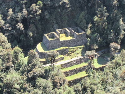 Far away ruins of Conchamarca