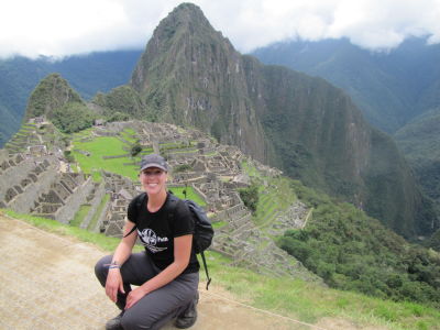 Shannon at Machu Picchu