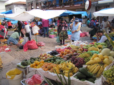 Pisac Sunday market
