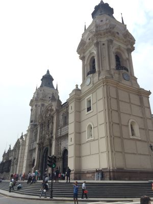 Side view of the Catedral